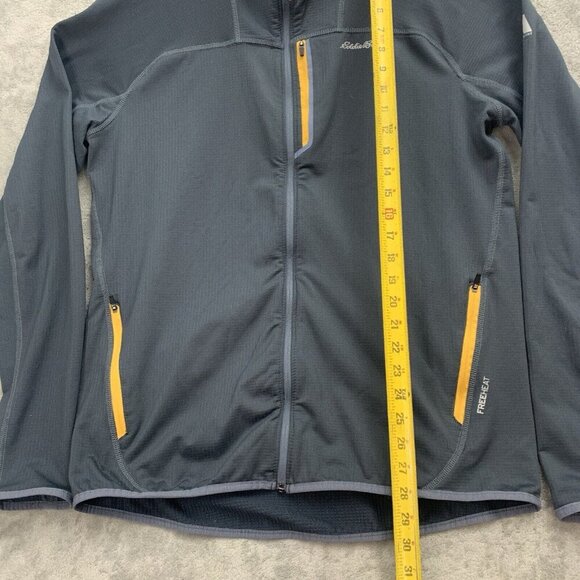 Eddie Bauer Jacket Mens Large Tall Gray First Ascend High Route Grid Full Zip - Picture 2 of 8